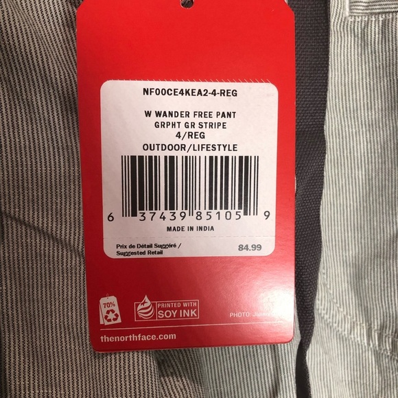 North face wander free pants - Picture 2 of 7